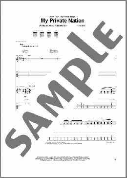 My Private Nation(Train) 楽譜 ギター（ソロ） ダウンロード
