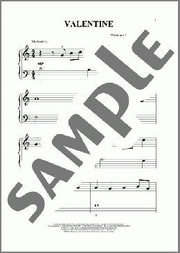 Valentine(Jim Brickman/Martina McBride/Jim Brickman with Martina McBride) 楽譜 その他 ダウンロード