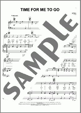 Time For Me To Go(Norman Gimbel) 楽譜 ピアノ & ボーカル & ギター ダウンロード