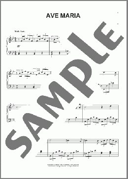 Ave Maria(Franz Schubert) 楽譜 ピアノ（ソロ） ダウンロード