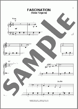 Fascination (Valse Tzigane)(F.D. Marchetti) 楽譜 ピアノ（ソロ） ダウンロード