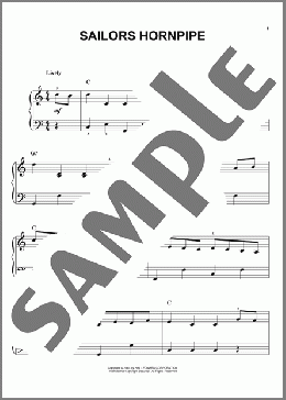 Sailors Hornpipe(Sea Chantey) 楽譜 ピアノ（ソロ） ダウンロード