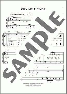 Cry Me A River(Julie London/Arthur Hamilton/Ella Fitzgerald) 楽譜 ピアノ（ソロ） ダウンロード