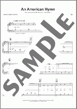 An American Hymn(Lee Holdridge) 楽譜 ピアノ & ボーカル & ギター ダウンロード