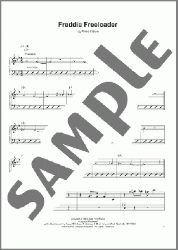 Freddie Freeloader(Miles Davis/Wynton Kelly) 楽譜 ピアノ（ソロ） ダウンロード