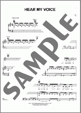 Hear My Voice(Jeremy Camp) 楽譜 ピアノ & ボーカル & ギター ダウンロード