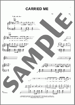 Carried Me(Jeremy Camp) 楽譜 ピアノ & ボーカル & ギター ダウンロード