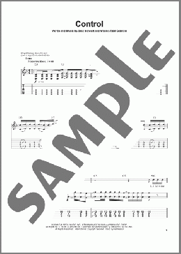 Control(Puddle Of Mudd) 楽譜 ギタースコア ダウンロード
