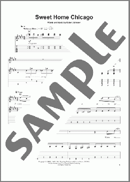 Sweet Home Chicago(Blues Brothers/Robert Johnson) 楽譜 ギタースコア ダウンロード