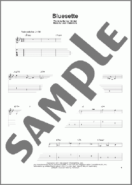 Bluesette(Sarah Vaughn/Toots Thielmans) 楽譜 ギタースコア ダウンロード