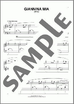Giannina Mia(Otto Harbach) 楽譜 ピアノ（ソロ） ダウンロード
