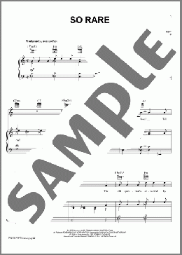 So Rare(Jimmy Dorsey) 楽譜 ピアノ & ボーカル & ギター ダウンロード