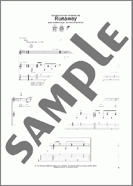 Runaway(Del Shannon) 楽譜 ギター（ソロ） ダウンロード