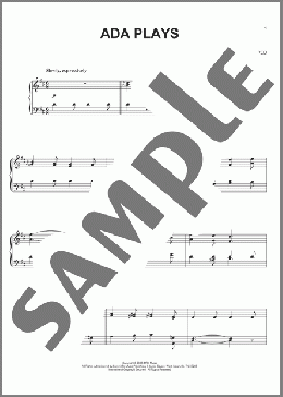 Ada Plays(Gabriel Yared/Cold Mountain (Movie)) 楽譜 ピアノ（ソロ） ダウンロード