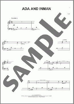 Ada And Inman(Gabriel Yared/Cold Mountain (Movie)) 楽譜 ピアノ（ソロ） ダウンロード