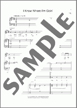 I Know Where I'm Goin'(English Folk Song) 楽譜 ピアノ & ボーカル ダウンロード