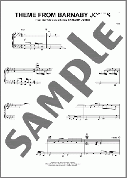Theme From Barnaby Jones(TV Theme Song/Jerry Goldsmith) 楽譜 ピアノ（ソロ） ダウンロード