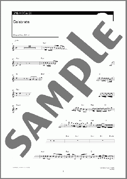 Celebrate(DEEP) 楽譜 フルート ダウンロード 定額サブスク