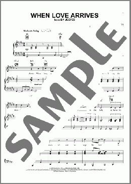 When Love Arrives(Andrew Lloyd Webber) 楽譜 ピアノ & ボーカル & ギター ダウンロード