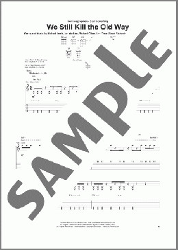 We Still Kill The Old Way(Lostprophets) 楽譜 ギター（ソロ） ダウンロード