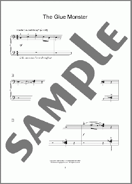 The Glue Monster(Bruce Berr/Hal Leonard Student Piano Library) 楽譜 ピアノ（ソロ） ダウンロード