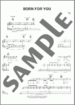 Born For You(David Zippel/Peter Davenport/Kathie Lee Gifford) 楽譜 ピアノ & ボーカル & ギター ダウンロード