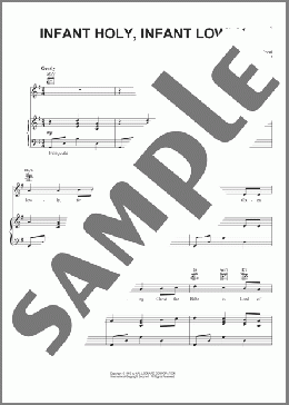 Infant Holy, Infant Lowly(Traditional Polish Carol) 楽譜 ピアノ & ボーカル & ギター ダウンロード