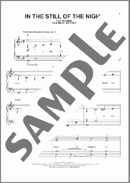 In The Still Of The Night(Cole Porter) 楽譜 ピアノ（ソロ） ダウンロード