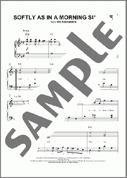 Softly As In A Morning Sunrise(Sigmund Romberg) 楽譜 その他 ダウンロード