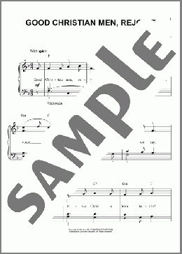 Good Christian Men, Rejoice(John M. Neale) 楽譜 ピアノ（ソロ） ダウンロード