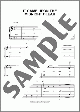 It Came Upon The Midnight Clear(Edmund Hamilton Sears) 楽譜 その他 ダウンロード