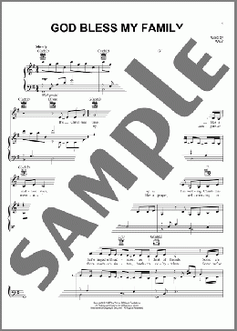 God Bless My Family(Ann Hampton Callaway) 楽譜 ピアノ & ボーカル & ギター ダウンロード