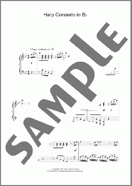 Harp Concerto In Bb(George Frideric Handel) 楽譜 ピアノ（ソロ） ダウンロード