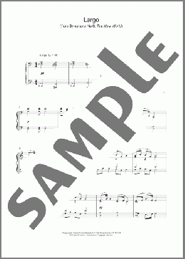 Largo(Antonin Dvorak) 楽譜 ピアノ（ソロ） ダウンロード