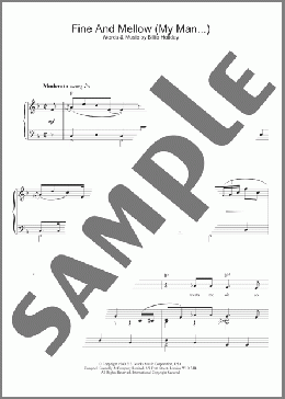 Fine And Mellow (My Man...)(Billie Holiday) 楽譜 その他 ダウンロード