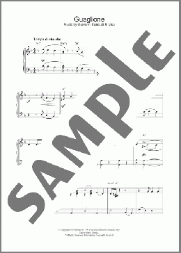 Guaglione(Perez Prado) 楽譜 ピアノ（ソロ） ダウンロード