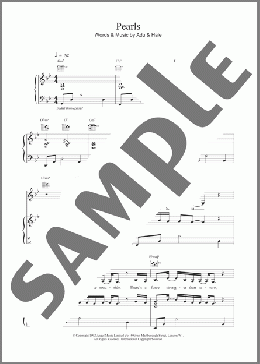 Pearls(Sade) 楽譜 その他 ダウンロード