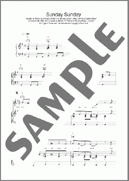 Sunday Sunday(Blur) 楽譜 その他 ダウンロード