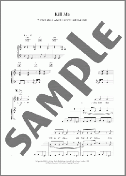 Kill Me(Space) 楽譜 その他 ダウンロード