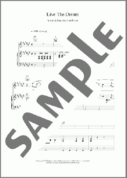 Live The Dream(Cast) 楽譜 その他 ダウンロード