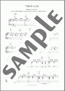 This Is A Lie(The Cure) 楽譜 その他 ダウンロード