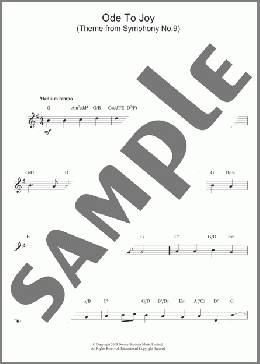 Ode To Joy(Ludwig van Beethoven) 楽譜 その他 ダウンロード