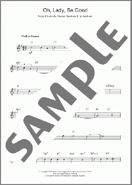 Oh, Lady, Be Good(George Gershwin) 楽譜 その他 ダウンロード