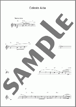 Celeste Aida(Giuseppe Verdi) 楽譜 その他 ダウンロード