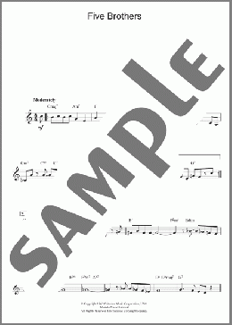 Five Brothers(Gerry Mulligan) 楽譜 その他 ダウンロード