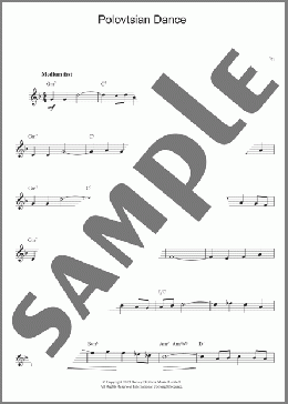 Polovtsian Dance Theme(Alexander Borodin) 楽譜 その他 ダウンロード