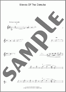 Waves Of The Danube(Ivanovici) 楽譜 その他 ダウンロード