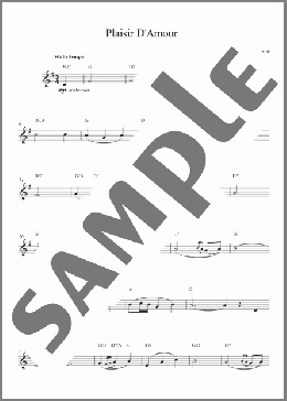 Plaisir d'Amour(Giovanni Martini) 楽譜 その他 ダウンロード