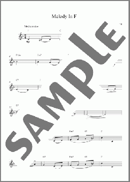 Melody In F(Anton Rubinstein) 楽譜 その他 ダウンロード