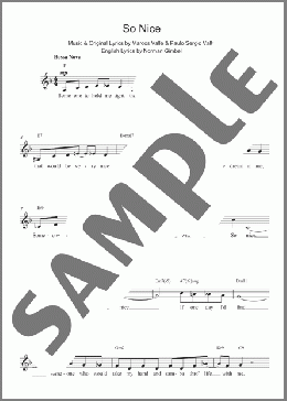 So Nice(Norman Gimbel) 楽譜 その他 ダウンロード